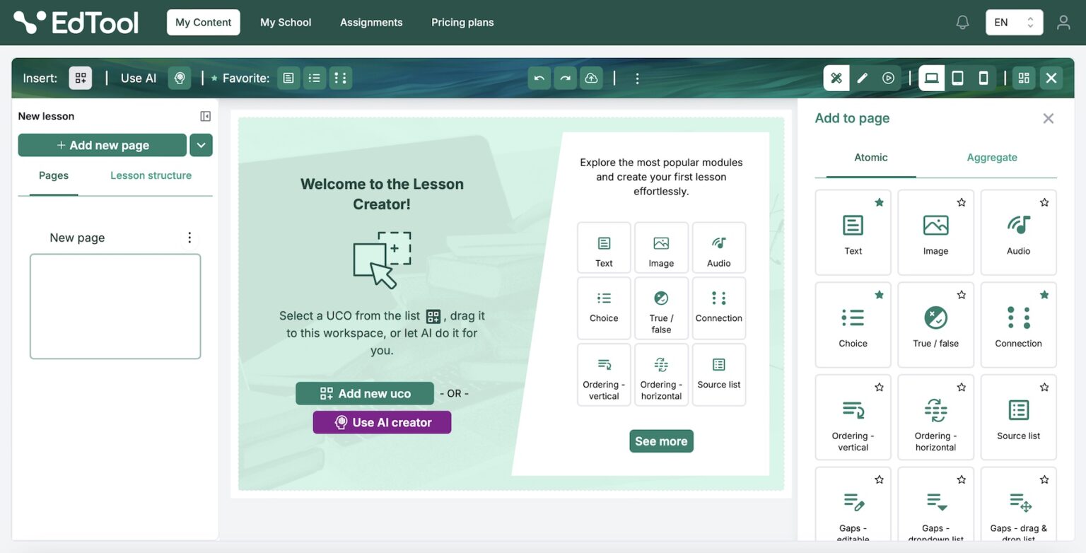 EdTool | Teacher's AI Assistant for interactive classroom activities