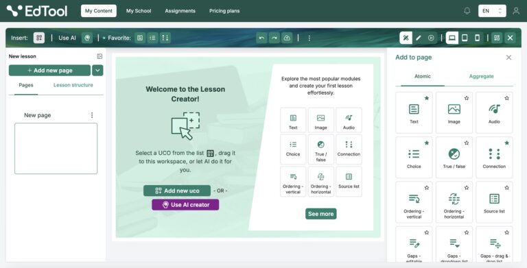 EdTool | Teacher's AI Assistant for interactive classroom activities